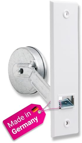 Avvolgitore per tapparelle con piastra di copertura, distanza tra i fori di 160 mm, fino a 5 m di cinghia (per nastro della cinghia da 20–24 mm)
