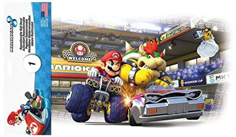 Thedecofactory Nintendo Mario Kart 8 RoomMates Wandsticker Aufkleber (41 x 22 cm), Stil: Kind – Kind