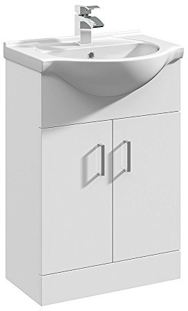 NUIE Floor Standing 550mm Cabinet & Basin 1