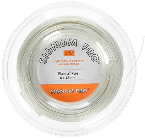 Signum Pro Plasma Pure Bobina per stringhe da tennis Bianco 1,18 mm x 200 m