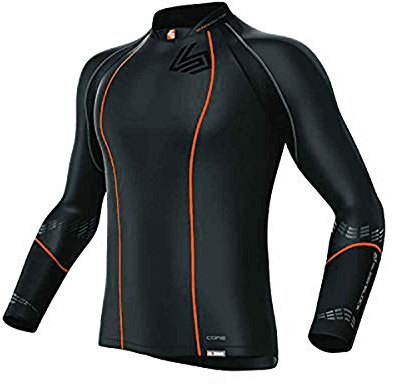 ShockDoctor Herren Tiefschutz Kompressions-Hockey-Shirt, Black, M