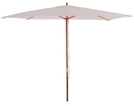 Parasol en Bois, Parasol de Jardin Florida, Parasol de marché, 3m - crème