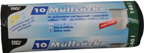 PAPSTAR 10 Müllsäcke extra breit 140L 80cm x 110cm