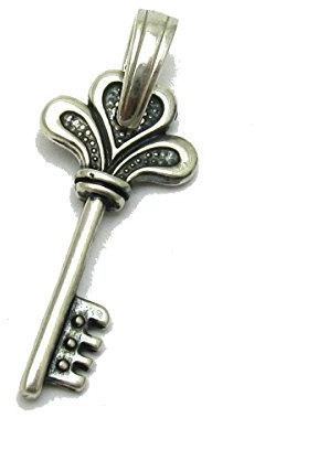 Empress Jewelry Pendentif en argent massif 925 Clé PE001250