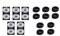 Rabi Silicone Eyeglasses Temple Tips Sleeve Retainer,Anti-Slip Round Comfort Glasses Retainers For Spectacle Sunglasses Reading Glasses Eyewear,10 pairs