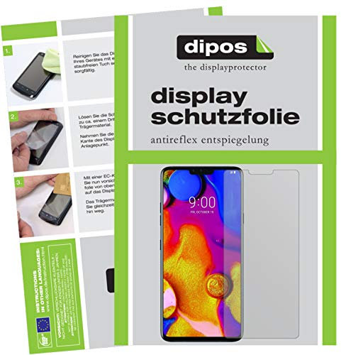 dipos I 6X Schutzfolie matt kompatibel mit LG V40 ThinQ Folie Displayschutzfolie