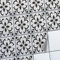 CREATISTO Mosaik Klebefliesen Stickerfliesen Fliesenfolie - Selbstklebende Fliesen Folie I Stickerfliesen - Mosaikfliesen für Küche, Bad, WC Bordüre (20x25 cm I 48 -Teilig)