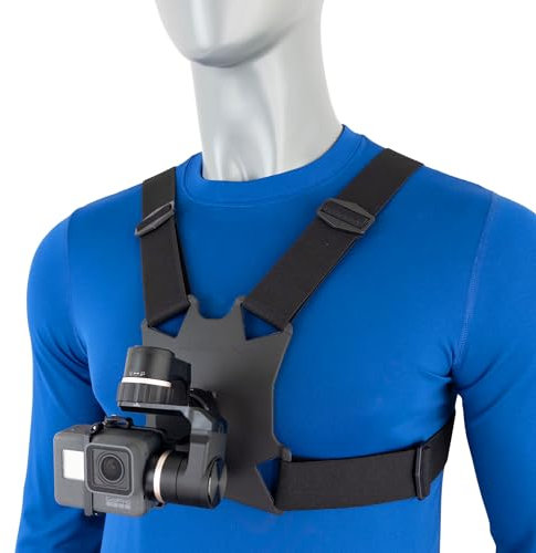 STUNTMAN High Stability Chest Mount for Wearable Gimbals - Fits EVO SS, Hohem XG-1, Feiyu WG2X, WG2, WG, Yi, Zhiyun RIDER-M and others