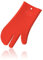Kochblume Handschuh | Hitzeschutz | Premium-Silikon | Hitzebeständig | Spülmaschinenfest | Farbe: rot