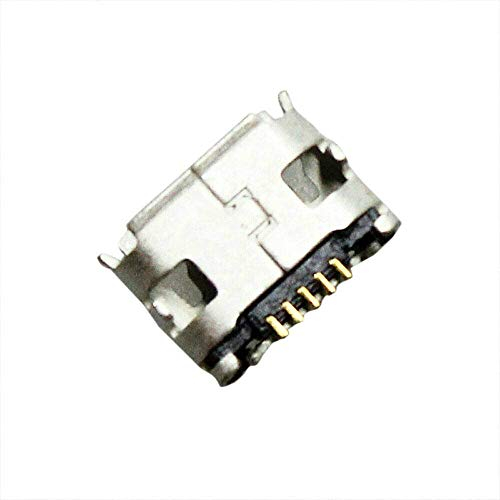 YuYue 2X Micro USB Charging Port Female Type SMT SMD Solder Jacks Charging Block Connector Replacement Compatible avec JBL Pulse 2 Pulse 2 Plus Haut-Parleur Bluetooth
