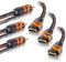 SEBSON HDMI Kabel 1m - 3er Set - 2.0b Highspeed mit Ethernet, 4K/60Hz Ultra HD 2160p Full HD 1080p 3D, HDR, ARC Audio Return, geflochten