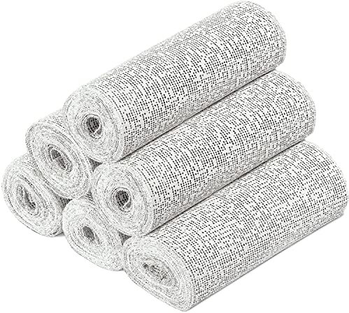 Sumedtec – Pack de 6 Vendas de Yeso - Venda de escayola para Modelado - Ideal para Hacer moldes de Cuerpo y Arte Creativo - Vendas de 20 cm x 270 cm.