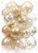 Sea Team Set di palline di Natale in plastica trasparente, infrangibile, multidimensione, palline di Natale decorative con decorazioni delicate ripiene (25 pezzi, oro)