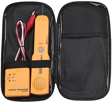 RUANI Cable Finder Tone Generator Probe Wire Network Tracer Kit, yellow
