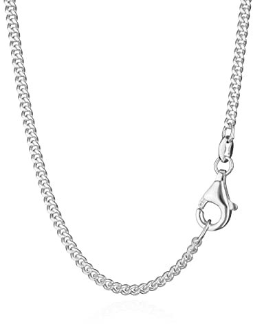 NKlaus 80cm Panzerkette 925 Silber elegante Halskette Breite: 1,7mm Collier 6,26g schwer 9578