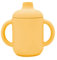 Generico Tazza con beccuccio in Silicone 120ml [Ocra], Tazza con Manici per Bambini, per Latte, Bibite, Colazione, Tazza Apprendimento per Bimbo e Bimba