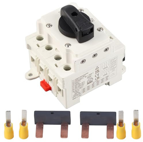 Sectionneur Solaire, Interrupteur-sectionneur 1000V 32A DC Interrupteur coupure rapide Isolateur de circuit photovoltaïque, Interrupteur-sectionneur de batterie pour onduleur
