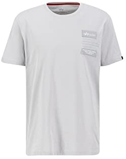Alpha Industries Herren Alpha Industries Patch T Lf T-Shirt für Herren T-Shirt (1er Pack)