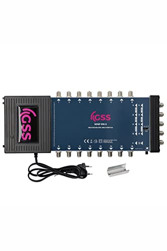 [ Test SEHR GUT *] GSS 9/16 Multischalter für Quattro & Quad LNB, Multiswitch für 2 Satelliten & 16 Teilnehmer komplett (TV, Sat-Receiver), Matrix, HD 4K UHD, für Satellitenschüsseln Sat Anlage