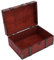 Vintage-Aufbewahrungsbox aus Holz mit Schloss, Dekorative Schatz-Schmucktruhe f¨¹r Heimdekoration, Gro?es Fassungsverm?gen, Verst?rkte Ecken (6282-2301)