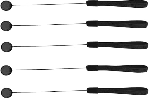 5 Pcs Lens Cap Keeper,Camera Lens Cover Leash for Canon EOS R100 R50 R8 R | for Canon EOS R3 R5 R6 Mark II R7 R10 RP Mirrorless Camera(for Accessories),Hxdzieory