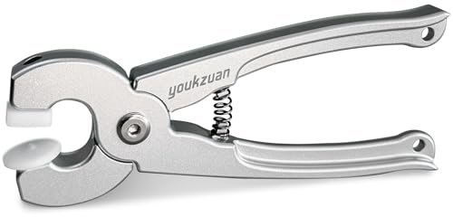 youkzuan Running Pliers for Glass Cutting, Ergonomic handle Glass Breaking Pliers, Multiple Spare Pressure Plate & Bar