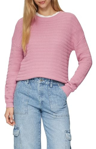 QS Damen 2158550 Pullover Mit Strukturmuster, 4176, M EU