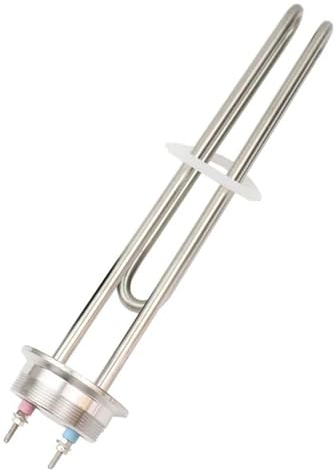 Élément chauffant pour l'eau Élément Chauffant Électrique À Bride, 2,5 Kw/3,5 Kw, 2 Pouces, Diamètre Extérieur 64mm, Thermoplongeur, For Brassage De L'eau Chauffage Efficace(Heater and Clamp,2500W)