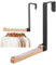 WUSJCOF Gancho para puerta plegable, metal y madera, para puertas de hasta 4,5 cm de grosor, perchero para puerta, perchero para puerta