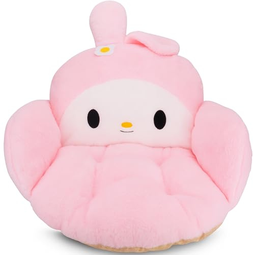 Juju Kawaii-Kissen, Kawaii-Raumdekoration, Sitzkissen für Bürostühle, Bürostuhlkissen, Autositzkissen, Spielzimmer-Dekoration, Gaming-Schreibtischzubehör, Bodenkissen, Rosa