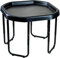 Easy Shopping® Age 2+ Small Mixing Tray 70cm with Stand, in Mixing Trays with Black Metal Stand, Trays made in Plastic for Playing Sand Pool Pit Water Games garden & beach (Black)