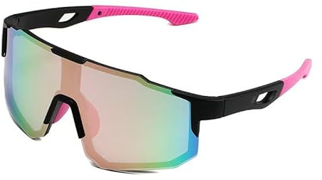 AUTOWNLUX Schnelle Brille Polarisiert UV400 Fahrradbrille Sonnenbrille Winddicht Rennrad Brille Blau für Herren und Damen Radfahren Laufen Baseball Golf Skifahren Bergsteigen Angeln