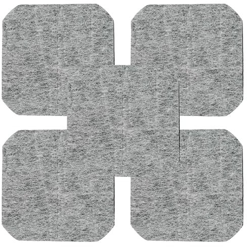 vhbw 5X Aktivkohle-Filter kompatibel mit Tefal Quadra 700 Fritteuse