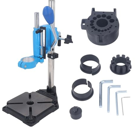 Electric Drill Guide Stand Multifunctional Bench Drill Bracket Universal Clamp 90 Degree Rotation Best for Precision Drilling Work
