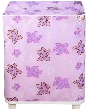 Housse pour lave-linge, Housse de Machine à laver, 2 pièces, multicolore, Double tambour, ouverture automatique, chargement par le haut, Semi-tissu(Pink B)