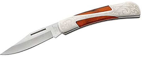 Herbertz Taschenmesser, Aisi 420, Lasergravur Couteau Mixte, Gris, m
