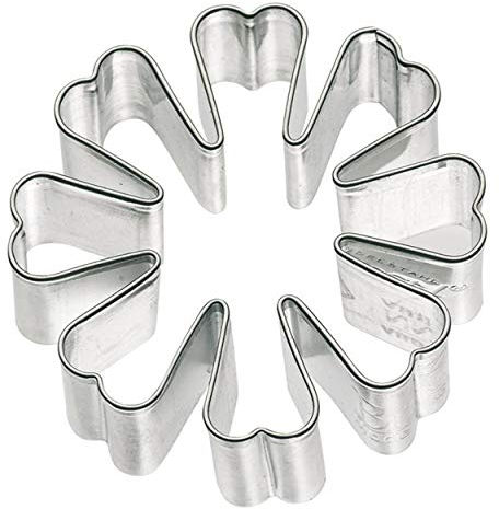 Birkmann 1010693010 Ausstechform Feuerstern, Kunststoff, Grau, 5 x 3 x 2 cm