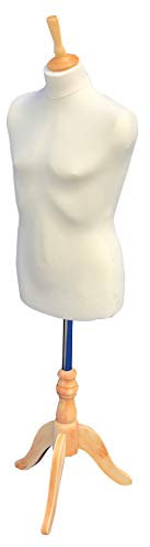 The Shopfitting Shop Schneiderbüste für Schneider, 10-12 Jahre, mit hochwertigem Holzstativ