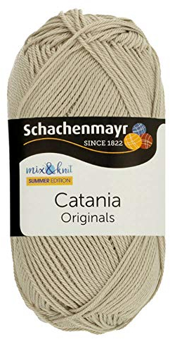 Schachenmayr since 1822 9801210-00248 Handstrickgarn, 100% Baumwolle, leinen, 11,5 x 5,2 x 6 cm, 50