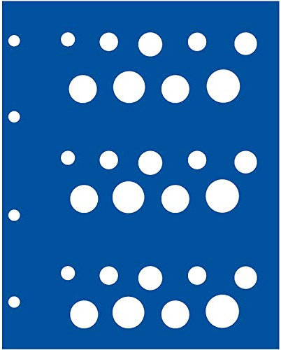 SAFE 7844 TOPset Ergänzungsblatt für 3 Sätze Französische Franc-Kursmünzen | Inklusive blauem Zwischenblatt