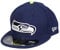 New Era NFL On Field 59Fiftys Cap - SEATTLE SEAHAWKS - Navy, Size:7 1/8