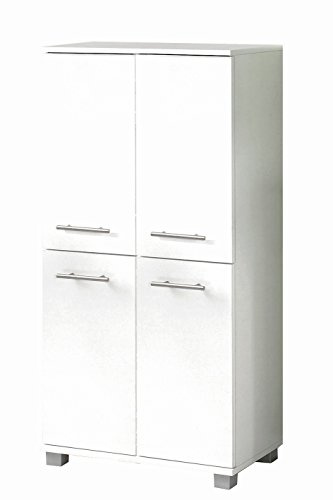 Schildmeyer Highboard 119938 Isola, 60x32.5x117 cm, weiß