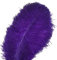 Sowder 10pcs Strauß-Federn 12-14inch (30-35cm) für Haupthochzeits-Dekoration (lila)