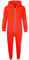 A2Z 4 Kids Children Plain Camouflage Jumpsuit Super Soft - Onesie Plain Neon Orange 9-10