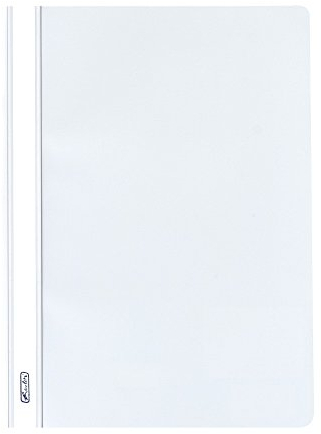10 Herlitz Schnellhefter / DIN A4 / PP / extra stabil / Farbe: weiß