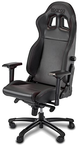 Sparco Gaming 00976NR Sedia da Gaming, Nero