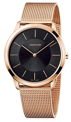 Calvin Klein Armbanduhr Edelstahl Rosé Vergoldet 43mm
