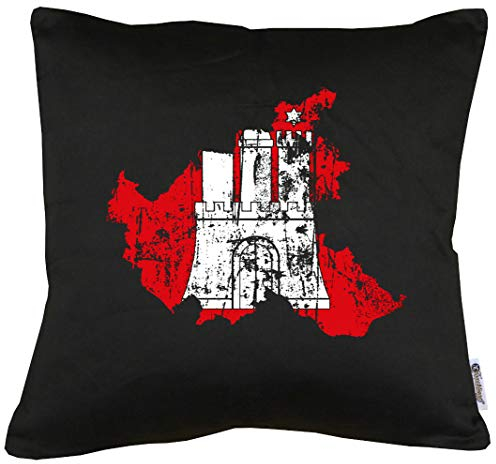 TShirt-People Hamburg Hansestadt Bundesland Kissen mit Füllung 40x40cm