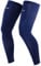 Tough Outdoors Compression Leg Sleeves - Full Leg Compression Sleeve for Men & Women, UV Leg Sleeves - Cycling Leg Warmers, Navy Blue, Large