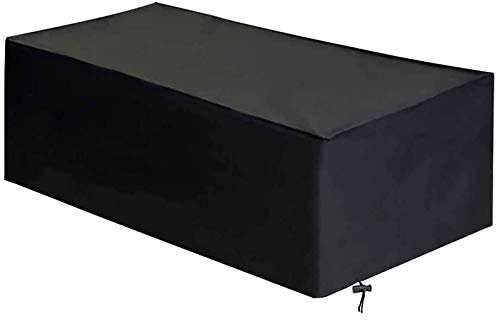 ZGQ Abdeckung Gartenmöbel 350x260x90cm, Wasserdicht Abdeckplane für Gartenmöbel Winterfest Oxford Gewebe Gartentische Abdeckung Abdeckplane Schutzhülle für Gartentische, Stühle und Möbelsets